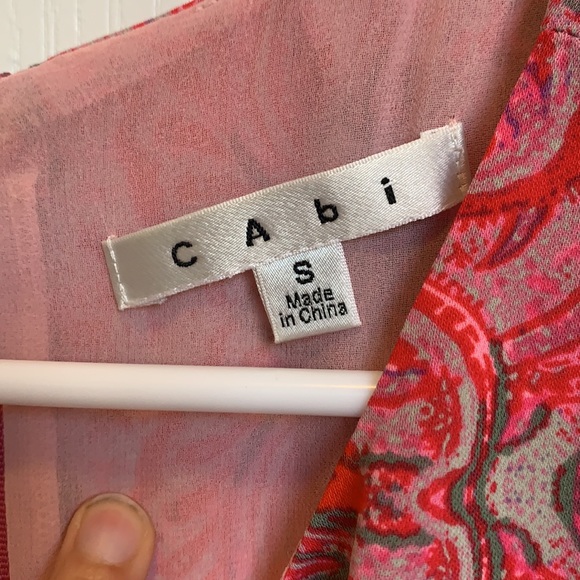 CAbi Sleeveless Blouse Size S EUC - Picture 5 of 6